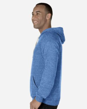 JERZEES Unisex Snow Heather French Terry Raglan Hooded Sweatshirt - Image 44