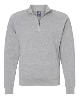 J. America Men's Triblend Quarter-Zip Sweatshirt - Image 14