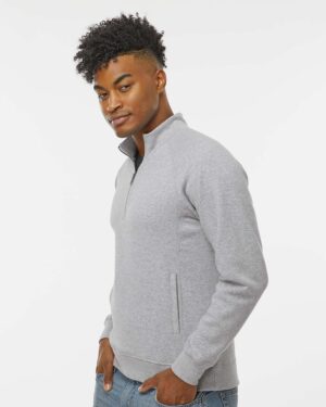J. America Men's Triblend Quarter-Zip Sweatshirt - Image 18