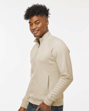 J. America Men's Triblend Quarter-Zip Sweatshirt - Image 24