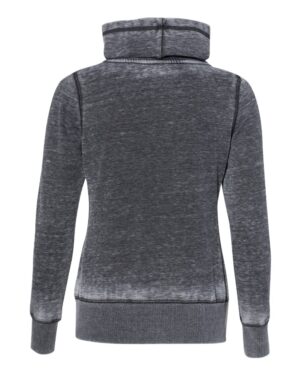 J. America Women’s Zen Fleece Cowl Neck Sweatshirt - Image 8