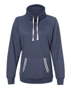 J. America Women’s Relay Cowl Neck Sweatshirt - Image 13