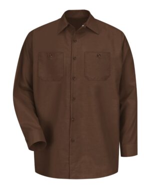 Red Kap Men's Industrial Long Sleeve Work Shirt - Image 11