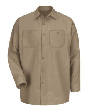 Red Kap Men's Industrial Long Sleeve Work Shirt - Image 21