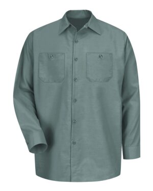 Red Kap Men's Industrial Long Sleeve Work Shirt - Image 25