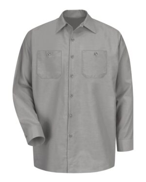Red Kap Men's Industrial Long Sleeve Work Shirt - Image 27