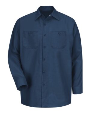Red Kap Men's Industrial Long Sleeve Work Shirt - Image 31