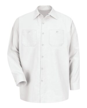 Red Kap Men's Industrial Long Sleeve Work Shirt - Image 49