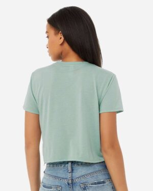 BELLA + CANVAS Women’s Flowy Crop Tee - Image 15
