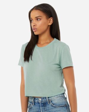 BELLA + CANVAS Women’s Flowy Crop Tee - Image 14