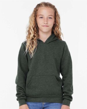 BELLA + CANVAS Youth Sponge Fleece Hoodie Sweatshirt - Image 13