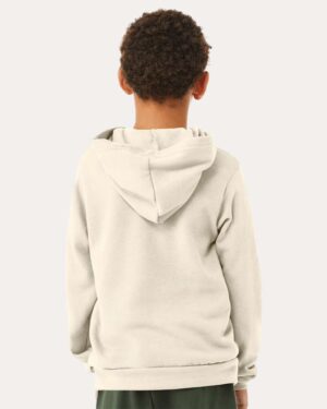 BELLA + CANVAS Youth Sponge Fleece Hoodie Sweatshirt - Image 45
