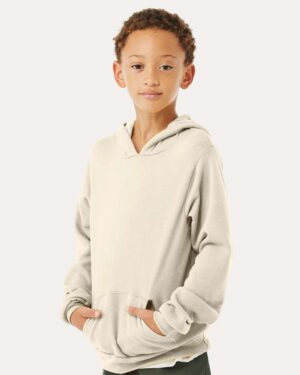 BELLA + CANVAS Youth Sponge Fleece Hoodie Sweatshirt - Image 44