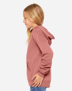 BELLA + CANVAS Youth Sponge Fleece Hoodie Sweatshirt - Image 32