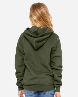 BELLA + CANVAS Youth Sponge Fleece Hoodie Sweatshirt - Image 39