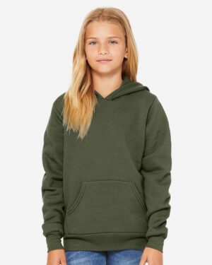 BELLA + CANVAS Youth Sponge Fleece Hoodie Sweatshirt - Image 37