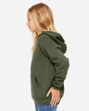 BELLA + CANVAS Youth Sponge Fleece Hoodie Sweatshirt - Image 38