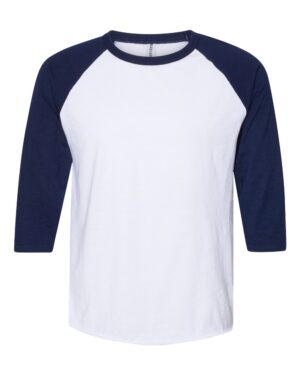 JERZEES Premium Blend Ringspun Three-Quarter Sleeve Raglan Baseball T-Shirt - Image 17
