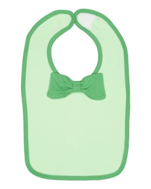 Rabbit Skins Infant Baby Rib Bow Tie Bib - Image 3