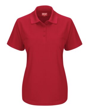 Red Kap Women's Performance Knit Pocketless Core Polo - Image 15