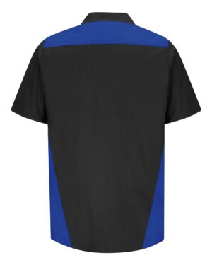 Red Kap Men's Tri-Color Short Sleeve Shop Shirt - Image 6