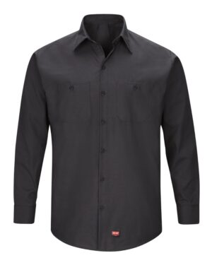 Red Kap Men's Tall Mimix™ Long Sleeve Work Shirt - Image 1