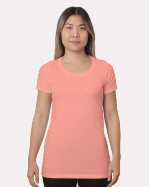 Bayside Women's Fine Jersey T-Shirt - Image 4