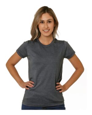 Bayside Women's USA-Made Triblend T-Shirt - Image 4