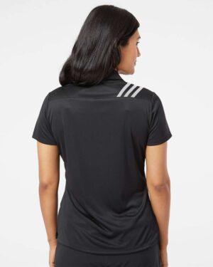 Adidas Women's 3-Stripes Shoulder Polo - Image 6