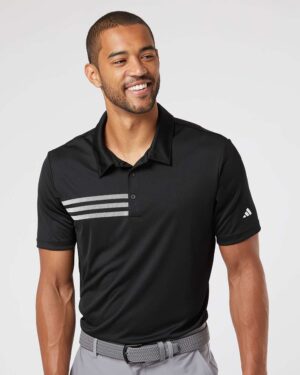 Adidas Men's 3-Stripes Chest Polo - Image 4