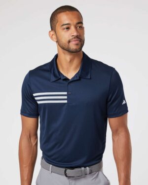 Adidas Men's 3-Stripes Chest Polo - Image 10