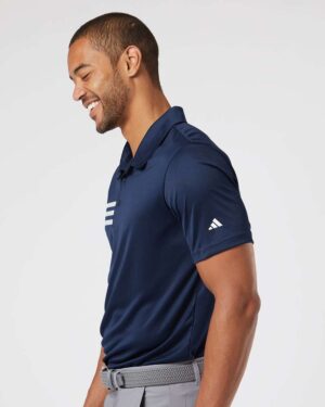 Adidas Men's 3-Stripes Chest Polo - Image 11