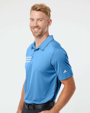 Adidas Men's 3-Stripes Chest Polo - Image 35