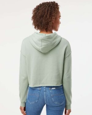 Independent Trading Co. Women’s Lightweight Crop Hooded Sweatshirt - Image 36