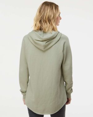Independent Trading Co. Women’s Lightweight California Wave Wash Hooded Sweatshirt - Image 48
