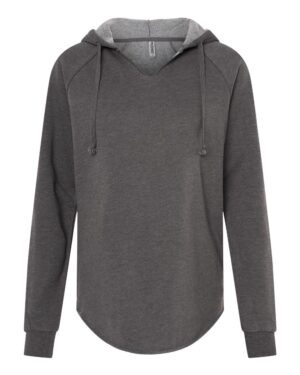 Independent Trading Co. Women’s Lightweight California Wave Wash Hooded Sweatshirt - Image 49