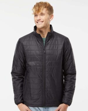 Independent Trading Co. Men's Puffer Jacket - Image 4