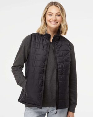 Independent Trading Co. Women's Puffer Vest - Image 4