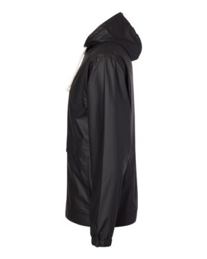 Weatherproof Unisex Vintage Hooded Rain Jacket - Image 6