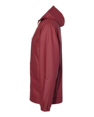 Weatherproof Unisex Vintage Hooded Rain Jacket - Image 3