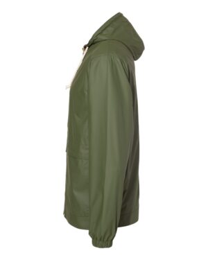 Weatherproof Unisex Vintage Hooded Rain Jacket - Image 9