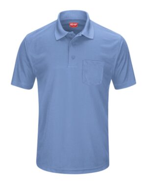 Red Kap Men's Performance Knit Pocket Polo - Image 11