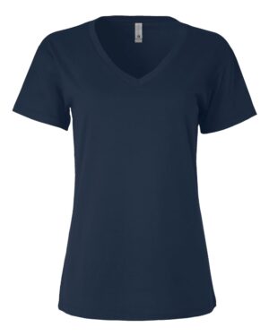 Next Level Women’s Cotton V-Neck T-Shirt - Image 7