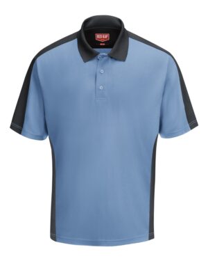 Red Kap Men's Performance Knit Two Tone Polo - Image 9