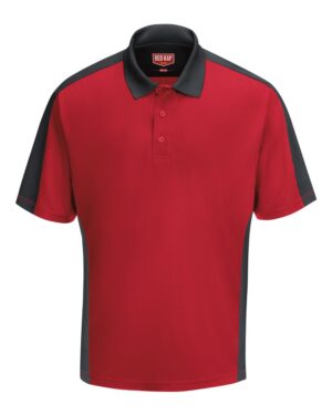 Red Kap Men's Performance Knit Two Tone Polo - Image 13