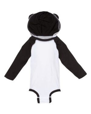 Rabbit Skins Infant Fine Jersey Character Hooded Long Sleeve Bodysuit with Ears - Image 10