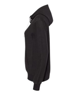 J. America Women’s French Terry Sport Lace Scuba Hooded Sweatshirt - Image 3