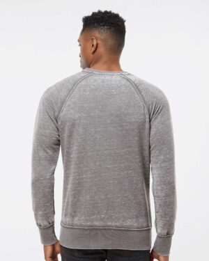 J. America Men's Vintage Zen Fleece Crewneck Sweatshirt - Image 6