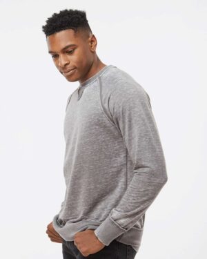 J. America Men's Vintage Zen Fleece Crewneck Sweatshirt - Image 5