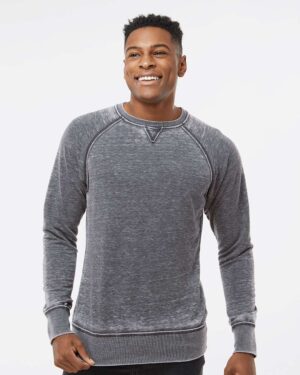 J. America Men's Vintage Zen Fleece Crewneck Sweatshirt - Image 10